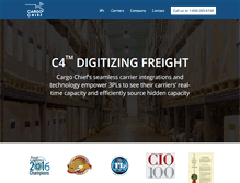 Tablet Screenshot of cargochief.com